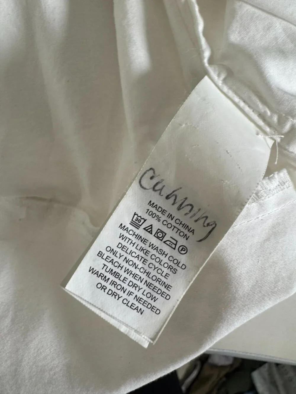 Kate Spade Broome Street White Button Up Shirt Sz Large 100% Cotton Long Sleeve